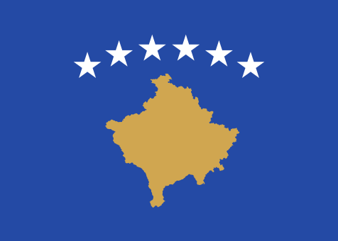 kosovo Flag-4" x 6" Desk Flag-0