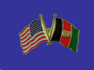 USA+Afghanistan Friendship Pin-0