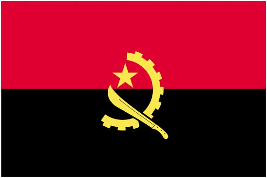 Angola -3' x 5' Indoor Flag-0