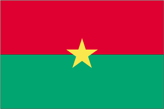 Burkina Faso-3' x 5' Indoor Flag-0