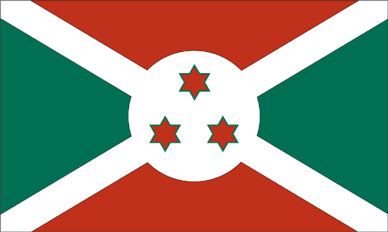 Burundi-3' x 5' Indoor Flag-0