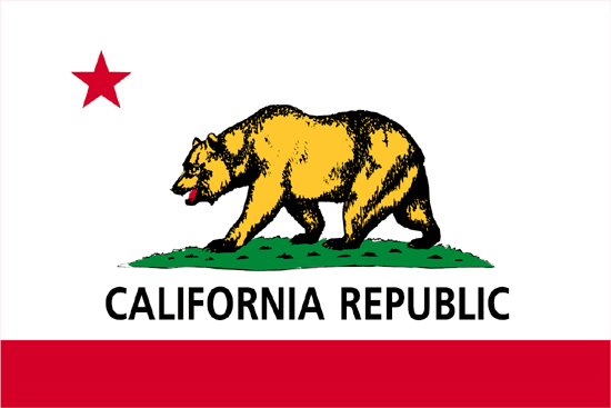 California Flags-4" x 6" Desk Flag-0