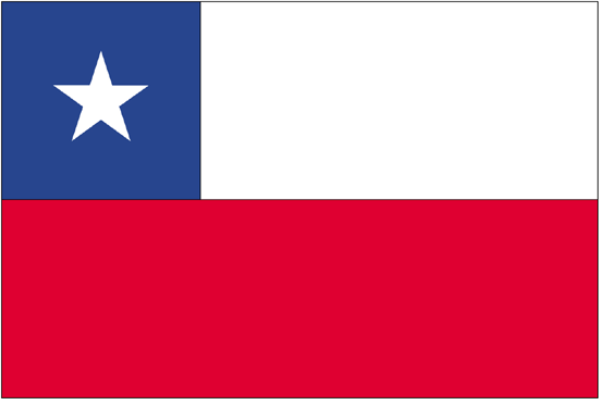 Chile -4" x 6" Desk Flag-0