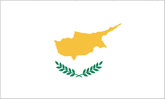 Cyprus -4" x 6" Desk Flag-0