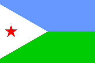 Djibouti-4" x 6" Desk Flag-0