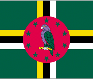 Dominica-3' x 5' Indoor Flag-0