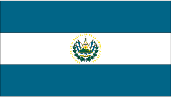 El Salvador-4" x 6" Desk Flag-0
