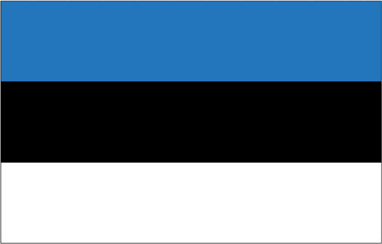 Estonia-4" x 6" Desk Flag-0
