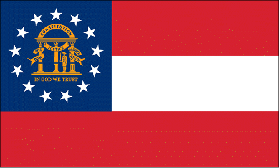 Georgia Flag-3' x 5' Indoor Flag-0