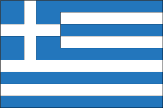 Greece-4" x 6" Desk Flag-0