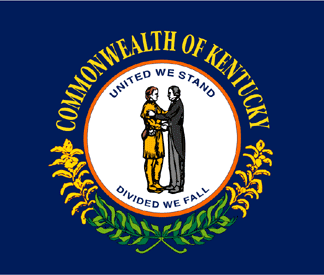 Kentucky Flag-4" x 6" Desk Flag-0
