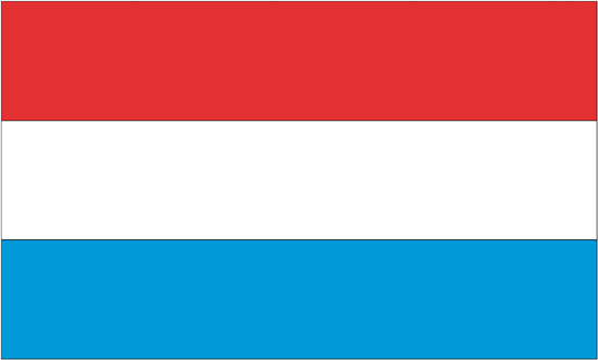 Luxembourg-4" x 6" Desk Flag-0