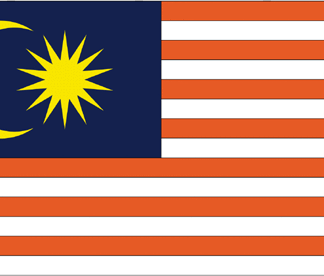 Malaysia-4" x 6" Desk Flag-0