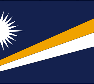 Marshall Islands Flag-4" x 6" Desk Flag-0