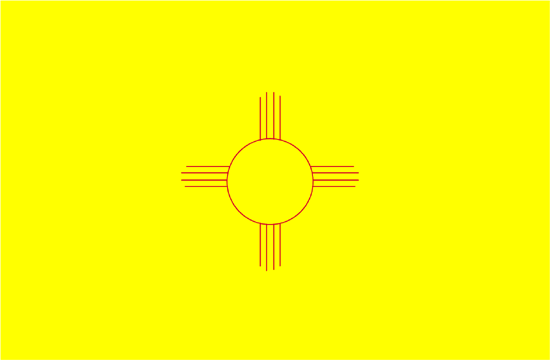 New Mexico Flag-3' x 5' Outdoor Nylon-0
