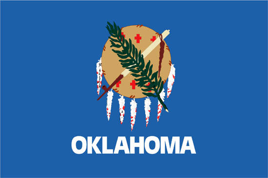 Oklahoma Flag-3' x 5' Outdoor Nylon-0