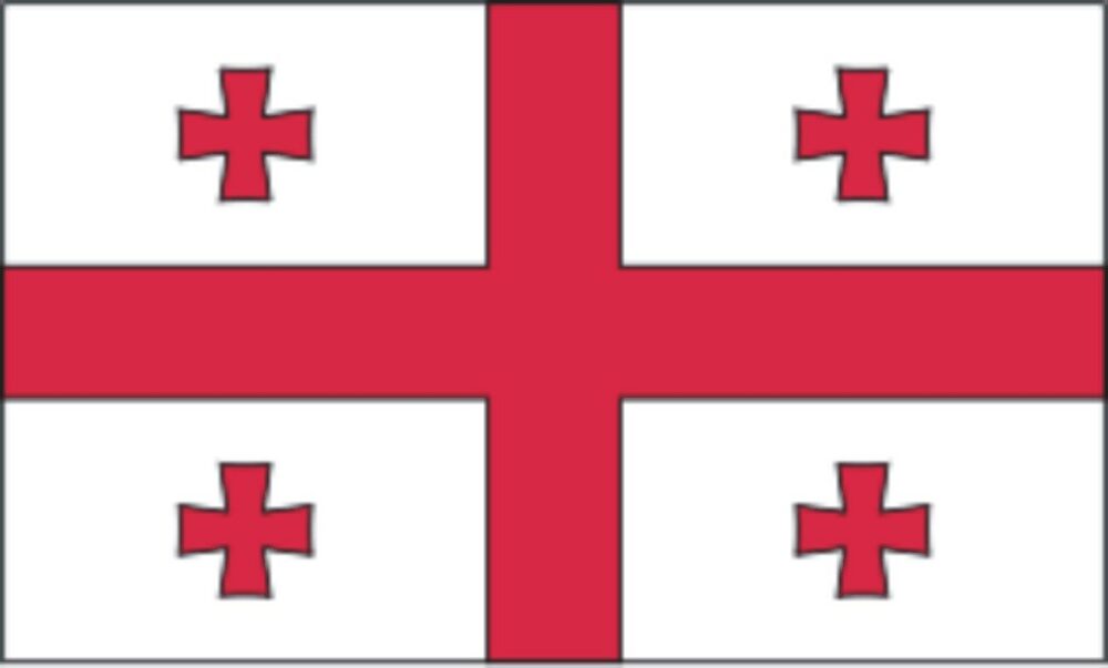 Georgia-3' x 5' Indoor Flag-0