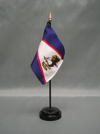 American Samoa-4" x 6" Desk Flag-0