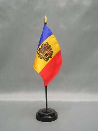 Andorra -4" x 6" Desk Flag-0