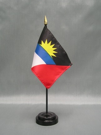 Antigua & Barbuda -4" x 6" Desk Flag-0