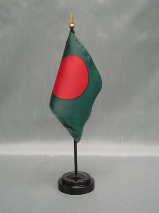 Bangladesh-4" x 6" Desk Flag-0