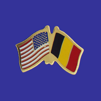 USA+Belgium Friendship Pin-0