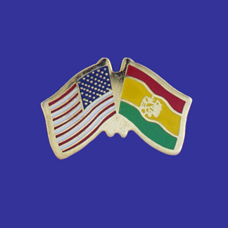 USA+Bolivia Friendship Pin-0