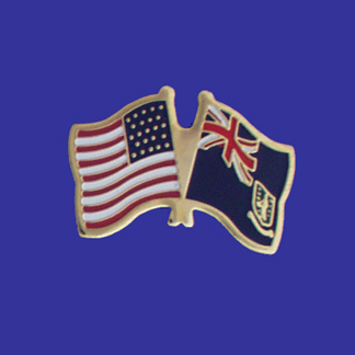 USA+British Virgin Islands Friendship Pin-0