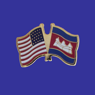 USA+Cambodia Friendship Pin-0