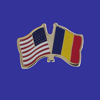 USA+Chad Friendship Pin-0
