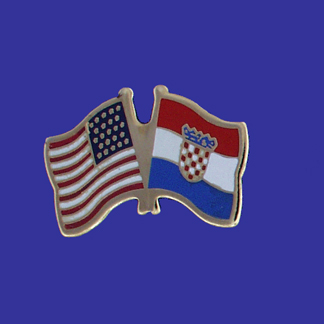 USA+Croatia Friendship Pin-0