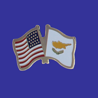 USA+Cyprus Friendship Pin-0