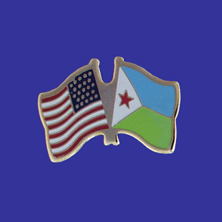USA+Djibouti Friendship Pin-0