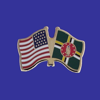 USA+Dominica Friendship Pin-0