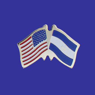 USA+El Salvador Friendship Pin-0