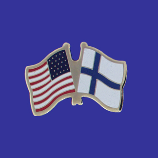 USA+Finland Friendship Pin-0