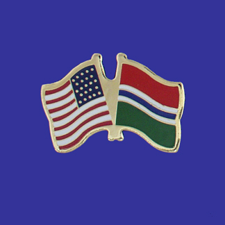 USA+Gambia Friendship Pin-0