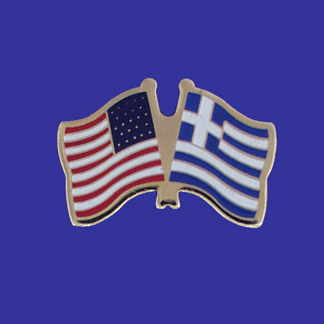 USA+Greece Friendship Pin-0