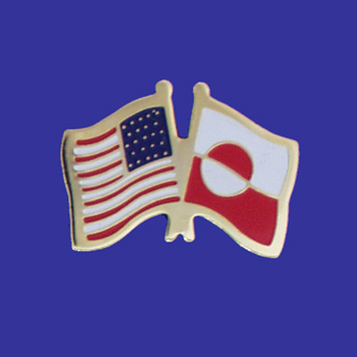 USA+Greenland Friendship Pin-0