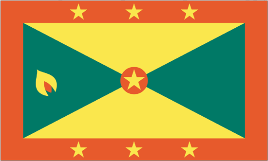 Grenada Flag-3' x 5' Outdoor Nylon-0