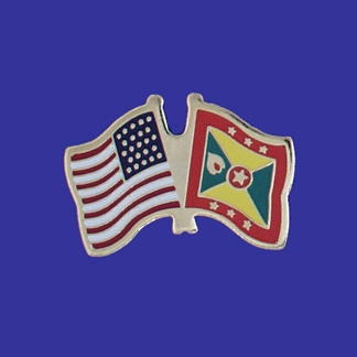 USA+Grenada Friendship Pin-0