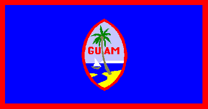 Guam Flag-4" x 6" Desk Flag-0