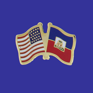 USA+Haiti Friendship Pin-0