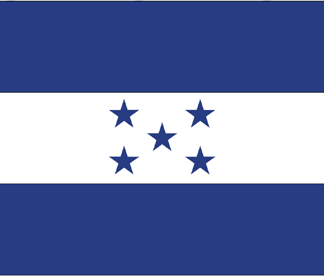 Honduras Flag-3' x 5' Indoor Flag-0