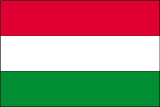 Hungary Flag-4" x 6" Desk Flag-0