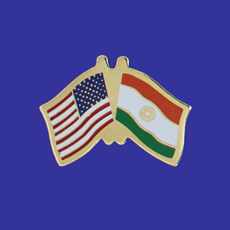 USA+India Friendship Pin-0