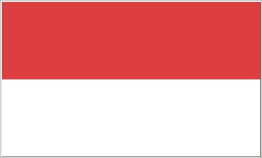 Indonesia Flag-4" x 6" Desk Flag-0