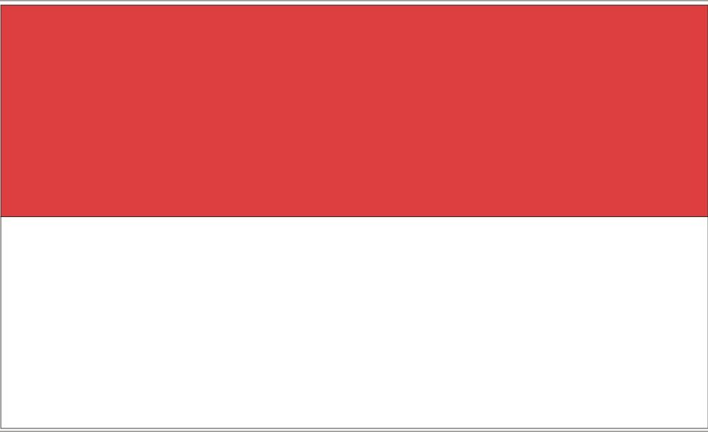 Indonesia Flag-4" x 6" Desk Flag-0