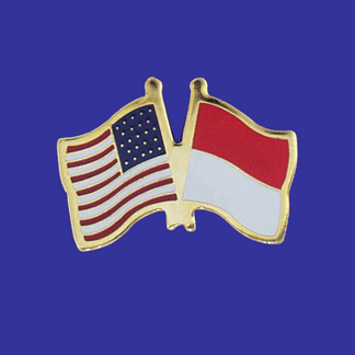 USA+Indonesia Friendship Pin-0