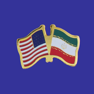 USA+Iran Friendship Pin-0
